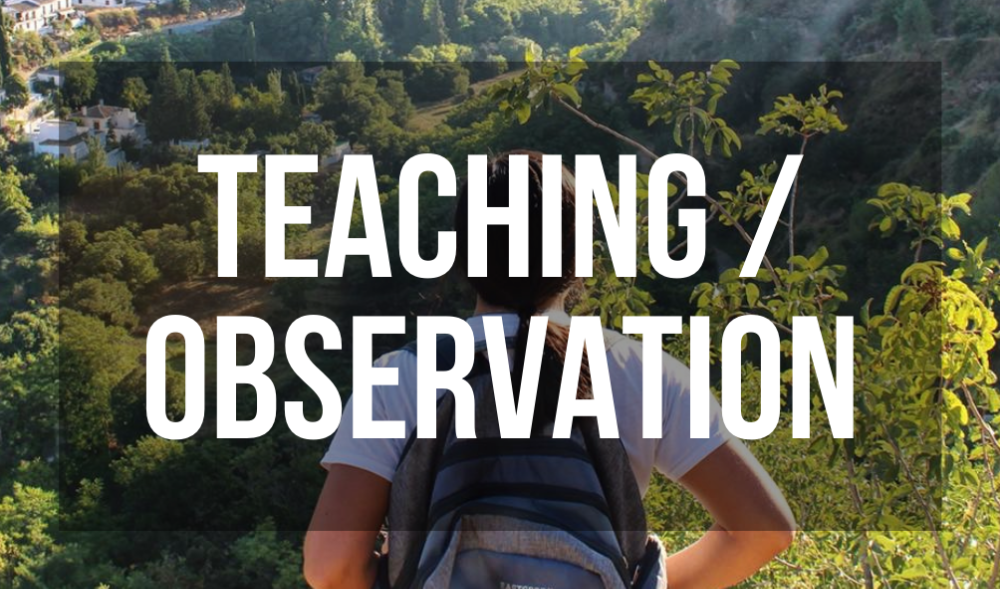Student Teaching Observation